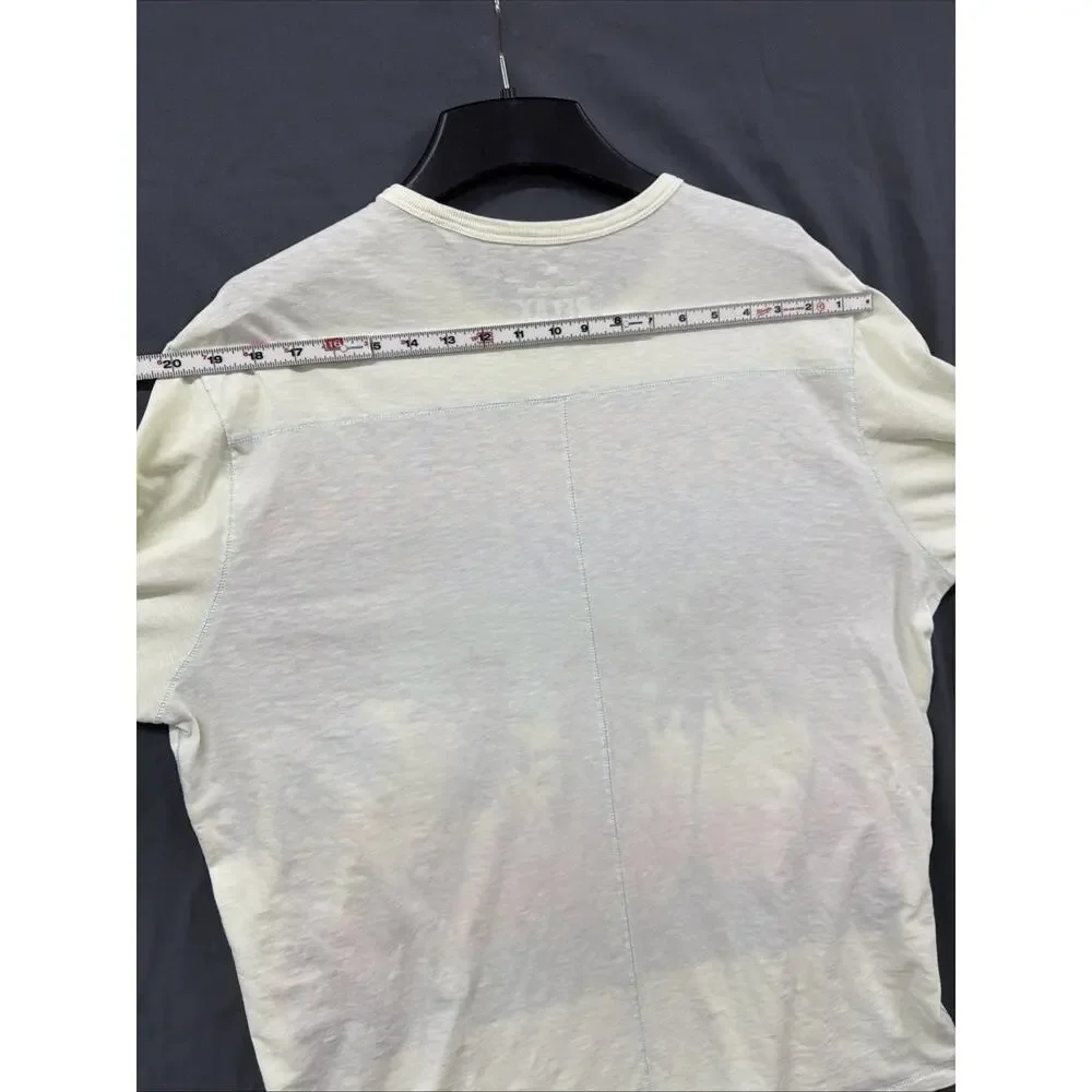 Tommy Bahama Relax Shirt Mens XL White Long Sleeve Palm Tree Graphic Tee